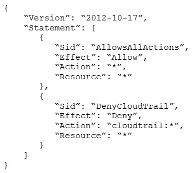 A company with several AWS accounts is using AWS Organizations and service control policies (SCPs) . An Administrator created the following SCP and has attached it to an organizational unit (OU)  that contains AWS account 1111-1111-1111:   Developers working in account 1111-1111-1111 complain that they cannot create Amazon S3 buckets. How should the Administrator address this problem? A)  Add s3:CreateBucket with  Allow  effect to the SCP. Add s3:CreateBucket with  Allow  effect to the SCP. B)  Remove the account from the OU, and attach the SCP directly to account 1111-1111-1111. C)  Instruct the Developers to add Amazon S3 permissions to their IAM entities. D)  Remove the SCP from account 1111-1111-1111.