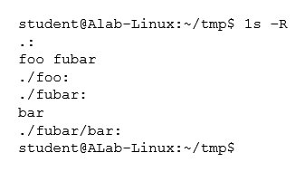 Given the following directory structure, which commands would successfully remove the fubar directory?   A)  rm -r fubar B)  rmdir -p fubar C)  rmdir -p fubar/bar D)  rm fubar/bar E)  rm fubar