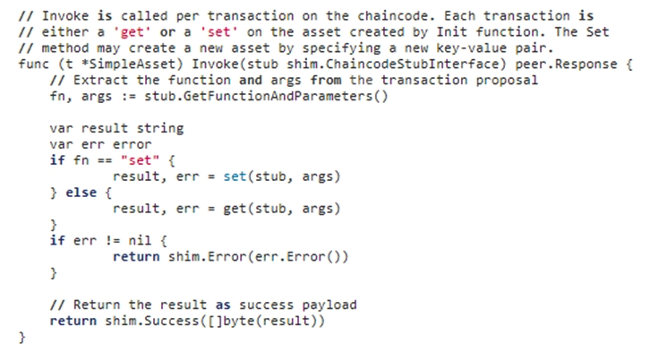 Reviewing the code below what are the two possible outcomes of the functions? (Select two.)    A)  Success B)  Shim.Error C)  Shim.Success D)  Error