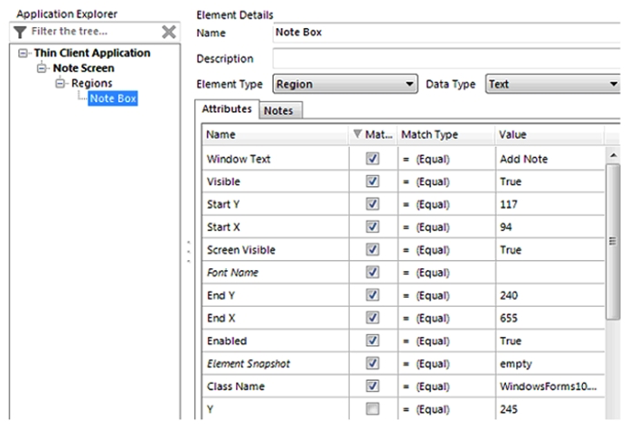 When using Surface Automation Blue Prism is required to read the text contained within the Notes field below:   To do this, the field must be highlighted and the Keystrokes CTRL & C must be sent to the application to copy the text to the clipboard. The Note Box has been identified as a Region within the following Application Model.   Assuming all the text in the Notes field has been successfully highlighted, which of the following stages will successfully send CTRL & C to the application to copy the highlighted text to the Clipboard? A)    B)    C)    D)   