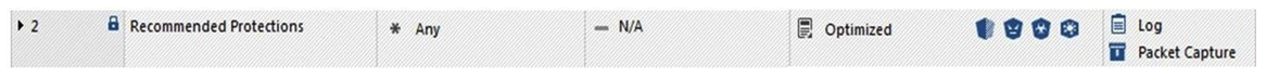 <strong>View the rule below. What does the lock-symbol in the left column mean? Select the BEST answer. </strong> A) The current administrator has read-only permissions to Threat Prevention Policy. B) Another user has locked the rule for editing. C) Configuration lock is present. Click the lock symbol to gain read-write access. D) The current administrator is logged in as read-only because someone else is editing the policy.
