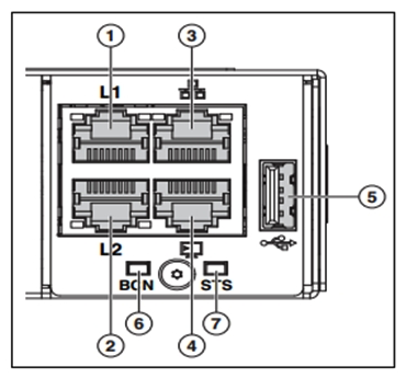   Refer to the exhibit. What does it mean when item 7 (System Status LED)  has a blinking red status? A)  Major fault with the system board B)  Power shut down by software C)  Secure boot validation has failed D)  Power on Self-Test (POST)  failed E)  Major fault with memory DIMM