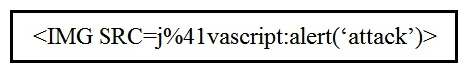   Refer to the exhibit. Which kind of attack method is depicted in this string? A)  cross-site scripting B)  man-in-the-middle C)  SQL injection D)  denial of service