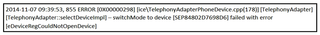 Refer to the exhibit.   Which end-user option can resolve this issue? A)  Standard CTI Allow Reception of SRTP Key Material B)  Standard CTI Allow Calling Number Modification C)  Standard CTI Allow Control of Phones Supporting Rollover Mode D)  Standard CTI Allow Call Monitoring