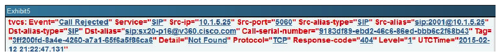 Refer to topology and Exhibits below:                 A call from a SX20 in the BackBone (not shown)  with a URI extension is dialing a HQ Ph 1 that is registered to the HQ CUCM. Determine if the call fails and if so, what are the two causes? (Choose two) . A)  The call succeeds. B)  The call fails. C)  There are no issues, so the call succeeds. D)  The SIP port is incorrect on the Cisco Unified Communications Manager CUCM SIP trunk. E)  The Local Zone Match Rule state is disabled. F)  Rule name UCM2 is set to stop on Match