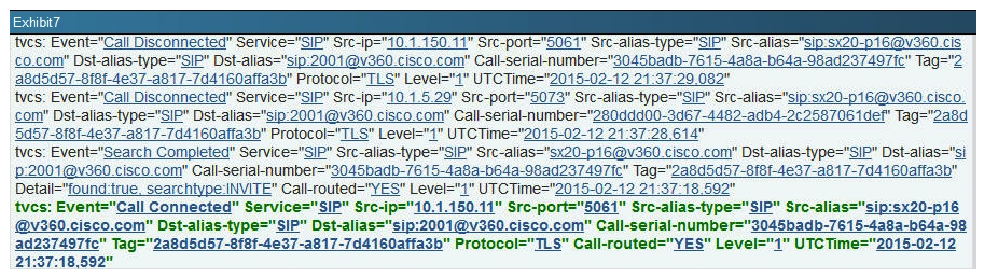 Refer to topology and Exhibits below:                 A call from a SX20 in the BackBone (not shown)  with a URI extension is dialing a HQ Ph 1 that is registered to the HQ CUCM. Determine if the call fails and if so, what are the two causes? (Choose two) . A)  The call succeeds. B)  The call fails. C)  There are no issues, so the call succeeds. D)  The SIP port is incorrect on the Cisco Unified Communications Manager CUCM SIP trunk. E)  The Local Zone Match Rule state is disabled. F)  Rule name UCM2 is set to stop on Match
