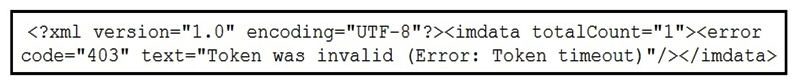 Refer to the exhibit.   An engineer configures a new application profile using REST API and receives this error message. Which method can be used before the application profile can be configured? A)  GET to aaaListDomains B)  POST to aaaRefresh C)  POST to aaaLogin D)  POST to aaaLogout