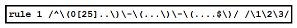   Refer to the exhibit. The translation rule is configured on the voice gateway to translate DNIS. What is the outcome if the gateway receives 0255-343-1234 as DNIS? A)  The translation rule is not matched because DNIS contains  - . B)  The translation rule is not matched because DNIS does not end with a  $ . C)  The translation rule is matched and the translated number is 02553431234. D)  The translation rule is matched and the translated number is 025553431234.