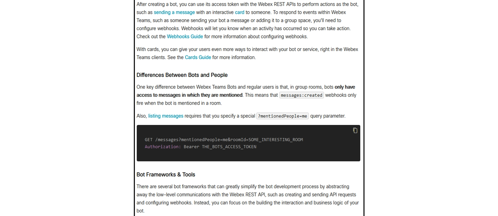   Refer to the exhibit. Which set of API requests must be executed by a Webex Teams bot after receiving a webhook callback to process messages in a room and reply with a new message back to the same room? A)    B)    C)    D)   