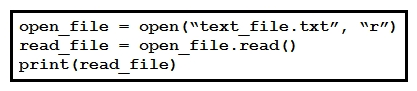   Refer to the exhibit. A developer created the code, but it fails to execute. Which code snippet helps to identify the issue? A)    B)    C)    D)   
