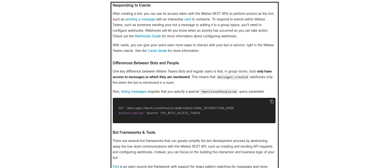   Refer to the exhibit. Which set of API requests must be executed by a Webex bot after receiving a webhook callback to process messages in a room and reply with a new message back to the same room? A)    B)    C)    D)   