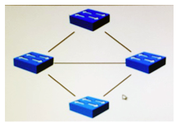   Refer to the exhibit. In this design, which technology provides for the best use of resources to provide end-to-end Layer 2 connectivity? A)  PAgP B)  Multichassis EtherChannel C)  LACP D)  MSTP
