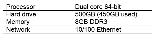 An end user submits a request for the IT specialist to install new software on a workstation. The workstation has the following specifications:   The minimum software requirements for the new application are a dual-core, 64-bit OS with 4GB of RAM and 60GB storage. Which of the following conditions will the technician encounter when attempting to install the software? A)  Insufficient RAM B)  Incompatible processor C)  Insufficient storage D)  Incompatible system architecture E)  Insufficient network bandwidth