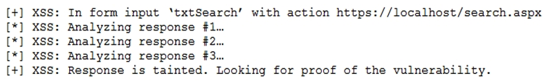 A security analyst recently used Arachni to perform a vulnerability assessment of a newly developed web application. The analyst is concerned about the following output:   Which of the following is the MOST likely reason for this vulnerability? A)  The developer set input validation protection on the specific field of search.aspx. B)  The developer did not set proper cross-site scripting protections in the header. C)  The developer did not implement default protections in the web application build. D)  The developer did not set proper cross-site request forgery protections.