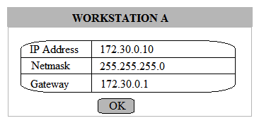 Multiple users are reporting that they are unable to access the network. The ENTIRE network is shown in the diagram. PCs are not statically assigned IP addresses. The following devices will display settings: WorkstationA WorkstationB WorkstationC WorkstationD WorkstationE WorkstationF WorkstationG Laptop1 Laptop2 DHCP server1 DHCP server2 Review the settings and select the box in the diagram that identifies the device causing the issue. Only one device can be selected at a time. After checking the device that is causing the issue, select the second tab in the lower left hand corner. Identify the reason as to why some users are unable to access the network. Instructions: When the simulation is complete, select the Done button to submit. Part 1                         Part 2 Identify the reason as to why some users are unable to access the network. A)  Workstation(s)  are plugged into switch ports configured with half duplex. B)  The site-to-site router was configured with the incorrect ACL. C)  DHCP server scope is full and is not providing IP addresses. D)  WAN and LAN ports are reversed on the router. E)  STP has disabled some of the ports on the switch. F)  The NIC driver is not installed. G)  A wireless client is unable to associate to the AP.