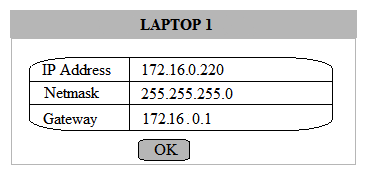 Multiple users are reporting that they are unable to access the network. The ENTIRE network is shown in the diagram. PCs are not statically assigned IP addresses. The following devices will display settings: WorkstationA WorkstationB WorkstationC WorkstationD WorkstationE WorkstationF WorkstationG Laptop1 Laptop2 DHCP server1 DHCP server2 Review the settings and select the box in the diagram that identifies the device causing the issue. Only one device can be selected at a time. After checking the device that is causing the issue, select the second tab in the lower left hand corner. Identify the reason as to why some users are unable to access the network. Instructions: When the simulation is complete, select the Done button to submit. Part 1                         Part 2 Identify the reason as to why some users are unable to access the network. A)  Workstation(s)  are plugged into switch ports configured with half duplex. B)  The site-to-site router was configured with the incorrect ACL. C)  DHCP server scope is full and is not providing IP addresses. D)  WAN and LAN ports are reversed on the router. E)  STP has disabled some of the ports on the switch. F)  The NIC driver is not installed. G)  A wireless client is unable to associate to the AP.