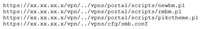 A penetration tester discovered a vulnerability that provides the ability to upload to a path via directory traversal. Some of the files that were discovered through this vulnerability are:   Which of the following is the BEST method to help an attacker gain internal access to the affected machine? A)  Edit the discovered file with one line of code for remote callback B)  Download .pl files and look for usernames and passwords C)  Edit the smb.conf file and upload it to the server D)  Download the smb.conf file and look at configurations