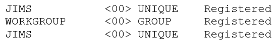 An auditor wants to test the security posture of an organization by running a tool that will display the following:   Which of the following commands should be used? A)  nbtstat B)  nc C)  arp D)  ipconfig