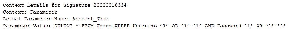 A security administrator is implementing a new WAF solution and has placed some of the web servers behind the WAF, with the WAF set to audit mode. When reviewing the audit logs of external requests and posts to the web servers, the administrator finds the following entry:   Based on this data, which of the following actions should the administrator take? A)  Alert the web server administrators to a misconfiguration. B)  Create a blocking policy based on the parameter values. C)  Change the parameter name 'Account_Name' identified in the log. Change the parameter name 'Account_Name' identified in the log. D)  Create an alert to generate emails for abnormally high activity.
