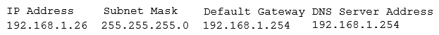 A security administrator suspects that a DDoS attack is affecting the DNS server. The administrator accesses a workstation with the hostname of workstation01 on the network and obtains the following output from the ipconfig command:   The administrator successfully pings the DNS server from the workstation. Which of the following commands should be issued from the workstation to verify the DDoS attack is no longer occuring? A)  dig www.google.com B)  dig 192.168.1.254 C)  dig workstation01.com D)  dig 192.168.1.26