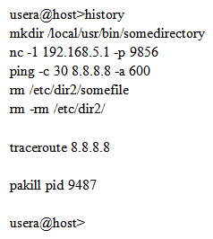 A cybersecurity analyst is looking into the payload of a random packet capture file that was selected for analysis. The analyst notices that an internal host had a socket established with another internal host over a non-standard port. Upon investigation, the origin host that initiated the socket shows this output:   Given the above output, which of the following commands would have established the questionable socket? A)  traceroute 8.8.8.8 B)  ping -1 30 8.8.8.8 -a 600 C)  nc -1 192.168.5.1 -p 9856 D)  pskill pid 9487