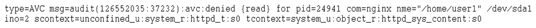 A Linux administrator is testing a new web application on a local laptop and consistently shows the following 403 errors in the laptop's logs:   The web server starts properly, but an error is generated in the audit log. Which of the following settings should be enabled to prevent this audit message? A)  httpd_can_network_connect = 1 B)  httpd_enable_scripting = 1 C)  httpd_enable_homedirs = 1 D)  httpd_enable_cgi = 1