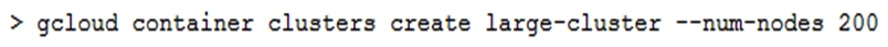 You are creating a Google Kubernetes Engine (GKE)  cluster and run this command:   The command fails with the error:   You want to resolve the issue. What should you do? A)  Request additional GKE quota in the GCP Console. B)  Request additional Compute Engine quota in the GCP Console. C)  Open a support case to request additional GKE quota. D)  Decouple services in the cluster, and rewrite new clusters to function with fewer cores.