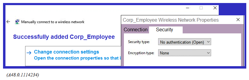 Refer to the exhibit.   A network administrator wants to configure an 802.1x supplicamt for a wireless network that includes the following: AES encryption EAP-MSCHAP v2-based user and machine authentication Validation of server certificate in Microsoft Windows 10 The network administrator creates a WLAN profile and selects the change connection settings option. Then the network administrator changes the security type to Microsoft: Protected EAP (PEAP) , and enables user and machine authentication under Additonal Settings. What must the network administrator do next to accomplish the task? A)  Enable user authentication under Settings. B)  Change the security type to Microsoft. Smart Card or other certificate. C)  Enable server certificate validation under Settings. D)  Enable computer autentication under Settings.