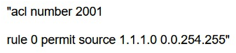 Which of the following routes match this ACL filter? (Choose two.)    A)  1.1.1.1/32 B)  1.1.2.1/32 C)  1.1.3.1/32 D)  1.1.4.1/32