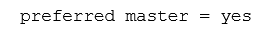 <strong>What is the effect of the following line within a global section of a Samba configuration file? </strong> A) After its start, nmbd forces an election in order to become the master browser. After its start, nmbd forces an election in order to become the master browser. B) The os level is set to the highest possible value 255 in order to become the master browser. The os level is set to the highest possible value 255 in order to become the master browser. C) nmbd forces an election every minute in order to become the master browser. forces an election every minute in order to become the master browser. D) The local nmbd becomes the master browser for all available workgroups in the local network. The local becomes the master browser for all available workgroups in the local network. E) The line has no effect as long as local master is not set to no . The line has no effect as long as local master is not set to no .