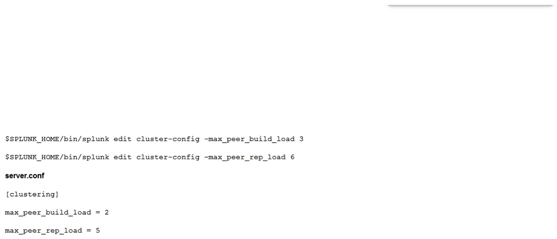 What should be considered when running the following CLI commands with a goal of accelerating an index cluster migration to new hardware?   A)  Data ingestion rate B)  Network latency and storage IOPS C)  Distance and location D)  SSL data encryption