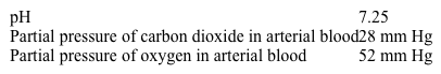 A 34-year-old man is being evaluated for acute hypoxemic respiratory failure.  Two days ago, the patient was brought to the emergency department due to opioid and alcohol intoxication.  While unconscious, he vomited profusely and then rapidly developed hypoxia and shortness of breath that has continued to worsen.  Today, temperature is 38.4 C (101.1 F) , blood pressure is 108/74 mm Hg, pulse is 120/min, and respirations are 26/min.  Diffuse crackles are heard on auscultation.  The extremities are warm, well perfused, and without edema.  Chest x-ray reveals bilateral alveolar opacities.  The results of arterial blood gas analysis on room air are as follows:   Which of the following pathologic processes is the primary contributor to this patient's lung findings? A) Diffuse alveolar hemorrhage due to autoantibodies B) Eosinophil invasion and hyaline membrane formation C) Lymphocyte-mediated granuloma formation around foreign antigens D) Release of reactive oxygen species and proteases by neutrophils