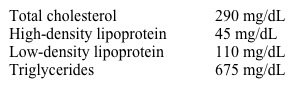 <strong>A 36-year-old man comes to the office after he was found to have an abnormal lipid panel during employee wellness testing at his company.  He has no prior medical problems and takes no medications.  The patient is a software technician and has a sedentary lifestyle.  He eats mostly fast foods, rarely exercises, and drinks 2-3 cans of beer daily.  His BMI is 31 kg/m<sup>2</sup>.  Physical examination is unremarkable.  Results of laboratory studies performed in the office are as follows:   Lifestyle modification with a balanced diet, regular exercise, and reduced alcohol intake is advised.  He is also started on fenofibrate therapy.  This medication is most likely to help the patient by which of the following mechanisms?</strong> A)Blocking intestinal cholesterol absorption B)Decreasing hepatic cholesterol synthesis C)Increasing fecal loss of cholesterol derivatives D)Inhibiting LDL receptor degradation E)Reducing hepatic VLDL production <div style=padding-top: 35px> 