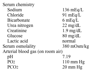 A 20-year-old man is brought to the emergency department after being found confused and somnolent in his apartment.  His face and upper body are covered with emesis.  The patient was last seen with a normal appearance 4 hours ago.  Medical history is significant for excessive alcohol use.  Temperature is 36.8 C (98.2 F) , blood pressure is 120/88 mm Hg, pulse is 102/min, and respirations are 26/min.  The patient is barely rousable and does not answer questions.  Cardiopulmonary examination is normal.  The abdomen is soft and nontender.  There are no focal findings on neurologic examination.  Laboratory results are as follows:   Acute poisoning is suspected and the patient is given an appropriate antidote.  Which of the following is the most likely mechanism of action of the antidote? A) Binds to the poison in the blood to form an inert complex B) Competitively binds to cell surface receptors C) Decreases the conversion rate of poison into a toxic metabolite D) Prevents the gastrointestinal absorption of poison into the body E) Promotes rapid enzyme-dependent detoxification in the liver