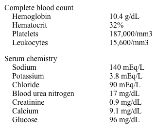 A 54-year-old woman who recently received a renal transplant comes to the emergency department due to fevers and malaise for the past 24 hours.  She also has had a cough productive of yellow sputum over the past 2 days.  No one around her has similar symptoms. Three weeks ago, the patient underwent cadaveric renal transplant for long-standing renal disease.  Her immediate postsurgical course was uneventful, and she was extubated 3 days after surgery.  Her other medical problems include gastroesophageal reflux, hyperlipidemia, and eczema. After the transplantation, she moved in with her sister, who had just donated her 2 cats to a local pet store.  The patient does not use tobacco or alcohol.  Her current medications include prednisone, tacrolimus, mycophenolate, valganciclovir, sulfamethoxazole/trimethoprim, pravastatin, and omeprazole.  She has no known drug allergies. Her temperature is 38.5 C (101.3 F) , blood pressure is 130/80 mm Hg, pulse is 98/min, and respirations are 18/min.  Pulse oximetry shows oxygen saturation of 95% on room air.  Breath sounds are decreased in the left lung base with mild wheezing over the upper lung fields bilaterally.  Her abdomen is soft and nontender without a palpable spleen tip.  Neurologic examination is within normal limits. Laboratory results are as follows:   Chest-x ray reveals a left lower lobe infiltrate. Which of the following is the most likely cause of her condition? A) Cytomegalovirus B) Nocardia asteroides C) Pasteurella multocida D) Pneumocystis jirovecii E) Pseudomonas aeruginosa