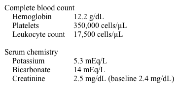 A 71-year-old man is brought to the emergency department because of a 2-day history of excruciating left thigh pain, weakness, and nausea.  His medical problems include type 2 diabetes mellitus, hypertension, and benign prostatic hyperplasia.  He is a lifetime non-smoker. His blood pressure is 85/40 mm Hg and pulse is 114/min and regular.  Mucous membranes are dry.  Examination reveals magenta-bronze discoloration, crepitus, tenderness, and significant swelling over the left thigh. Laboratory results are as follows:   A Foley catheter was placed and 200 mL of concentrated urine was drained.  Intravenous antibiotics, analgesics, and bolus fluids were administered.  CT scan of the thigh showed gas gangrene.  He was emergently taken to the operating room for debridement.  Four days later, the patient feels better.  The Foley catheter is removed and he urinates without difficulty.  Two sets of blood cultures sent on admission grow Clostridium septicum. Which of the following additional studies would be indicated in this patient? A) Colonoscopy B) CT scan of the chest C) Cystoscopy D) Transesophageal echocardiography E) Transrectal prostate biopsy