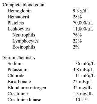 A 24-year-old man comes to the emergency department after 1 week of fever, chills, and headache.  He also complains of nausea and an episode of vomiting.  He has no abdominal pain or diarrhea.  Three weeks ago, he returned from travelling in southern Africa, where he volunteered at a medical clinic in rural Malawi for 3 months.  He took doxycycline for the entire trip until returning to the United States.  He drank mostly bottled water but did eat local cooked food.  He had no sexual activity, injected drug use, or freshwater exposure during his travels. His temperature is 39.4 C (103 F) , blood pressure is 120/76 mm Hg, pulse is 106/min, and respirations are 18/min.  He is uncomfortable but nontoxic-appearing.  There is no skin rash.  Pupils are equal, round, and reactive and there is mild scleral icterus but no conjunctival lesions or suffusion.  There is no neck stiffness or meningeal signs.  Abdominal examination reveals tenderness in the left upper quadrant and mild splenomegaly. Laboratory results are as follows:   Which test is most likely to establish the diagnosis in this patient? A) Blood cultures B) Lumbar puncture C) Peripheral blood smear D) Serology for viral hepatitis E) Stool sample for ova and parasites