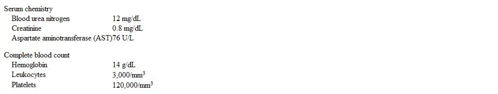 A 40-year-old man comes to the emergency department and reports,  I think I have pinkeye.   He was feeling well until 4 days ago when he developed fever, malaise, rhinorrhea, and a dry cough.  He then noticed bilateral eye redness, irritation, and mucoid drainage.  A red rash formed on his neck and trunk yesterday morning and spread to his face by the evening.  The patient has no ill family members but recently returned from a missionary trip to Bangladesh.  He is up to date on his vaccinations. Temperature is 39 C (102.2 F) , blood pressure is 122/76 mm Hg, pulse is 90/min, and respirations are 16/min.  Examination shows conjunctival erythema and edema.  Small white papules are present on the buccal mucosa.  Chest is clear to auscultation.  Skin examination shows an erythematous, maculopapular rash that blanches on palpation, as shown in the exhibit.   Laboratory results are as follows:   Which of the following is the most appropriate next step in management of this patient's illness? A) Institute airborne-infection isolation B) Obtain cerebrospinal fluid for Gram stain and culture C) Obtain Monospot test D) Order rapid antigen testing for malarial parasite E) Start empiric doxycycline therapy