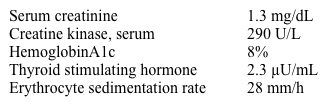 A 65-year-old man comes to the emergency department because of severe right thigh pain for the last 4 weeks.  Over the past two weeks, he has also noticed leg weakness that interferes with his walking.  He has never had similar symptoms before.  He had an unintentional weight loss of 15 lbs (6.8 kg)  over the past 3 months.  His other medical problems include type 2 diabetes mellitus, hypertension, and hyperlipidemia.  He has no evidence of diabetic retinopathy or nephropathy.  He had a right lung lobectomy for early stage, non-small cell lung cancer 7 years ago. He was evaluated in the emergency department on two occasions over the last 2 months for severe lightheadedness that occurred in the morning while getting out of bed.  His medications include glyburide, metformin, simvastatin, lisinopril, and low-dose aspirin. His temperature is 37.0 C (98.6 F) , blood pressure is 145/90 mm Hg (sitting)  and 120/80 mm Hg (standing) , and pulse is 90/min (sitting)  and 105/min (standing) .  His BMI is 29 kg/m<sup>2</sup>.  Neurological examination reveals normal mental status and cranial nerves.  Manual motor testing reveals 3/5 strength in the right iliopsoas, hip adductors, and quadriceps with associated atrophy.  Touch, pain, and temperature sensations are mildly decreased in this area.  However, the hamstrings and distal muscles have 5/5 strength. There are no fasciculations or contractures noted.  His anal sphincter tone is normal.  Deep tendon reflexes are 2+ in the arms and 0 in the lower extremities.  Testing for Babinski sign shows down-going toes bilaterally.  The remainder of the neurological examination is within normal limits. Laboratory results are as follows:   Which of the following is the most likely cause for this patient's current complaints? A) Amyotrophic lateral sclerosis B) Diabetic amyotrophy C) Extramedullary tumor with compressive myelopathy D) Inflammatory myopathy E) Lateral femoral cutaneous nerve compression