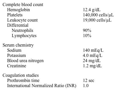 A 62-year-old man comes to the emergency department because of fever, chills, and productive cough for the last 5 days.  Three days ago, he began to experience right-sided chest pain and shortness of breath.  The chest pain increases with deep breathing.  He was discharged from the hospital one week ago after an elective right knee replacement.  His other medical problems include hypertension, type 2 diabetes, and hyperlipidemia.  He has smoked one pack of cigarettes per day for 40 years and he drinks 1-2 glasses of wine on the weekends.  He does not use illicit drugs. His temperature is 39.4 C (103 F) , blood pressure is 120/70 mm Hg, pulse is 98/min, and respirations are 22/min.  The patients pulse oximetry is 92% on room air.  Breath sounds are decreased at the right lung base with dullness to percussion.  Heart sounds are normal.  The right knee scar is healing well.  The remainder of the examination is unremarkable. Laboratory results are as follows:   Chest x-ray shows right lower lobe consolidation and pleural effusion.  Lateral decubitus film shows free layering pleural effusion. The patient is started on broad-spectrum antibiotics.  Thoracentesis is performed and 250 mL of cloudy pleural fluid is removed.  Pleural fluid glucose is 45 mg/dL and pH is 7.18.  Gram stain shows many neutrophils and gram-negative rods. Which of the following is the best next step in management? A) Clinical follow-up with imaging as needed B) Immediate chest tube placement C) Narrowing of the antibiotic coverage D) Repeat chest x-ray in 24 hours and reevaluate E) Video-assisted thorascopic surgery