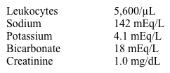 <strong>A 23-year-old woman with known type 1 diabetes mellitus and systemic lupus erythematosus is admitted with low-grade fever, nausea, and headache.  She takes prednisone, hydroxychloroquine, and multiple daily injections of insulin.  She also uses decongestants for seasonal allergies and omeprazole for acid reflux disease. Initial laboratory results are as follows:   Lumbar puncture shows protein of 23 mg/dL and no white blood cells.  Chest x-ray is normal.  Urinalysis shows no evidence of infection.  The patient is treated with IV fluids and insulin infusion.  On the second day of hospitalization, she complains of worsening headache and blurry vision.  On physical examination, she appears mildly lethargic.  There is right-sided periorbital swelling and tenderness over the maxilla.  There is no lymph node enlargement and the neck is supple.  Chest examination is unremarkable.  The abdomen is soft and nontender.  There are no skin rashes. Repeat laboratory results are as follows:   This patient would most likely require which of the following?</strong> A)Anti-pseudomonal antibiotics B)MR angiography of the neck C)Repeat lumbar puncture D)Surgical treatment E)Transesophageal echocardiography <div style=padding-top: 35px> 