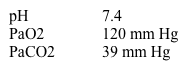 A 57-year-old man undergoes bronchoscopy for a persistent cough productive of blood-tinged sputum.  He denies chest pain, shortness of breath, wheezing, and weight loss.  He is a long-term cigarette smoker.  He is allergic to peanuts and shell fish.  A physical examination does not reveal any significant abnormalities.  He is sedated with fentanyl and midazolam, and a local anesthetic is applied.  The bronchoscope is subsequently introduced into the trachea without difficulty.  About 10 minutes into the procedure, he is noted to be cyanotic by the medical assistant.  The procedure is aborted and supplemental oxygen is administered. His blood pressure is 112/78 mm Hg, pulse is 115/min, and respiratory rate is 20/min.  Pulse oximetry has fallen from 94% pre-procedure to 85% at present.  There is central cyanosis.  Vesicular breath sounds are heard bilaterally.  Myoclonic jerks involving all extremities are apparent.  There is no skin rash. Immediate arterial blood gas analysis shows the following:   Which of the following is the most likely diagnosis? A) Acute lung injury B) Air embolism C) Anaphylactoid reaction D) Methemoglobinemia E) Opioid (fentanyl)  overdose