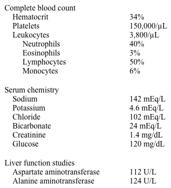 A 50-year-old man comes to the physician with complaints of low-grade fever, malaise, and intermittent diarrhea.  He experiences a burning sensation in his chest when he swallows food.  He received a living related-donor kidney transplant 5 months ago.  The donor and recipient were both cytomegalovirus immunoglobulin G antibody positive and Epstein-Barr virus antibody positive.  Valganciclovir prophylaxis was given for 100 days.  The patient experienced an acute cellular rejection 3 weeks ago that was diagnosed after kidney biopsy.  He was treated with pulse methylprednisolone and a change from cyclosporine to tacrolimus.  His rejection was successfully treated and his kidney function stabilized. On examination, the patient is in no distress.  His temperature is 38.1 C (100.5 F) , blood pressure is 120/70 mm Hg, pulse is 90/min, and respirations are 16/min.  Pulse oximetry is 97% on room air.  Ocular fundi show no exudates or papilledema.  The remainder of his physical examination is within normal limits. Laboratory results are as follows:   A chest x-ray is normal and unchanged from a pre-transplant film. Which of the following is the most likely explanation for this patient's illness? A) BK viral infection B) Cytomegalovirus disease C) Herpes simplex infection D) Tacrolimus toxicity E) Toxoplasma gondii infection