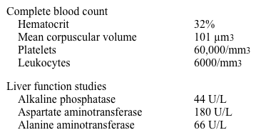 A 56-year-old man comes to the office due to 3 months of dyspnea that was initially exertional but has progressively worsened to the point that the patient is now breathless even at rest.  He has not had any chest pain, palpitations, syncope, or ankle swelling.  The patient has no significant past medical history, and he takes no medications.  He has been smoking a pack of cigarettes daily for the last 30 years and has been drinking alcohol heavily for the past 5 years.  His mother died of breast cancer at age 57.  The patient's temperature is 37.1 C (98.8 F) , blood pressure is 113/76 mm Hg, and pulse is 86/min.  A third heart sound is heard on cardiac auscultation; there are no murmurs.  Chest auscultation indicates bibasilar crackles.  His abdomen is soft and with no evidence of ascites.  Laboratory results are as follows:   Chest x-ray reveals cardiac silhouette enlargement and signs of pulmonary venous congestion.  Echocardiography shows a dilated left ventricle with an estimated left ventricular ejection fraction of 25%.  Coronary angiography reveals no evidence of obstructive coronary artery disease.  Which of the following measures is most likely to reverse this patient's heart function? A) Abstinence from alcohol B) Cessation of cigarette smoking C) Initiation of ACE inhibitor therapy D) Initiation of digoxin therapy E) Niacin supplementation F) Prednisolone therapy G) Reduction of salt intake