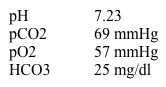 A 71-year-old man is brought to the ER after a witnessed tonic-clonic seizure.  He is somnolent and intermittently combative on exam.  No past medical history is available.  His arterial blood gas (ABG)  at room air is given below.   Which of the following best explains the acid-base disturbances in this patient? A) Lactic acid accumulation B) Hypoventilation C) Pulmonary embolism D) Renal failure E) Protracted vomiting