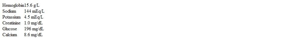 A 34-year-old man with no previous medical history comes to the clinic due to worsening headaches and dizziness.  The headaches tend to occur during periods of stress and are sometimes associated with blurry vision and nausea.  The patient does not use tobacco, alcohol, or illicit drugs.  Blood pressure is 170/100 mm Hg supine and 150/90 mm Hg standing 2 minutes, and pulse is 90/min and regular.  BMI is 24 kg/m<sup>2</sup>.  The remainder of the physical examination is unremarkable.  Fasting laboratory results are as follows:   Which of the following investigations should be ordered next? A) CT scan of the abdomen B) CT scan of the head C) Dexamethasone suppression test D) Plasma metanephrines E) Renal vascular imaging F) Serum glucagon level