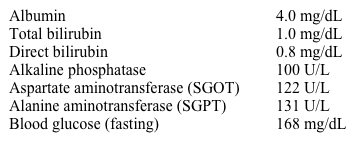 A 46-year-old man comes to the office due to a sensation of right upper-quadrant fullness.  He has been obese since early adolescence.  Past medical history is notable for type 2 diabetes mellitus and hypertension.  His current medications include metformin, candesartan, and hydrochlorothiazide.  The patient does not use tobacco, alcohol, or illicit drugs.  His father has type 2 diabetes mellitus.  Temperature is 36.7 C (98 F) , blood pressure is 138/90 mm Hg, pulse is 72/min, and respirations are 16/min.  BMI is 36 kg/m<sup>2</sup>.  On examination, the patient has acanthosis nigricans over the neck creases and hepatomegaly.  Laboratory results are as follows:   Viral hepatitis serologies, antimitochondrial antibodies, antinuclear antibodies, serum ceruloplasmin, and transferrin saturation are normal.  Which of the following is the most likely pathophysiologic mechanism responsible for this patient's increased liver enzymes? A) Decreased lipolysis B) Glucagon overproduction C) Increased glucocorticoid production D) Increased hepatic glycogen synthesis E) Insulin resistance