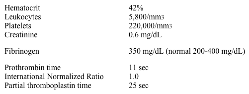 An 89-year-old woman comes to the physician complaining of an episodic skin discoloration over the last several months.  She reports scattered dark purple areas on her hands and forearms without associated pain or itching.  She has no fever, chills, or recent weight loss.  The patient's other medical problems include diet-controlled diabetes and right knee osteoarthritis treated with acetaminophen.  Physical examination shows thin, hyperpigmented skin with several flat, dark purple ecchymotic areas over the dorsum of both forearms.  Her abdomen is soft and nontender.  The liver span is 6 cm without a palpable spleen.  Laboratory results are as follows:   Which of the following is the most likely cause of this patient's complaint? A) Bone marrow failure B) Lupus anticoagulant C) Perivascular connective tissue atrophy D) Poor platelet adhesion E) Vitamin K deficiency
