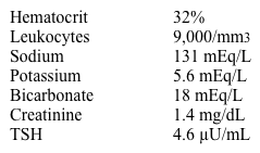 A 32-year-old woman comes to the office due to lightheadedness.  She had an uncomplicated vaginal delivery 6 weeks ago with minimal blood loss.  The patient had mild fatigue and backache during the last trimester of pregnancy, but the fatigue has worsened since the delivery.  She has also been having intermittent generalized abdominal pain, loss of appetite, and weakness.  She says her skin is tanning even though she has spent only minimal time outdoors.  Yesterday, the patient felt like she was  going to pass out  and experienced several episodes of lightheadedness accompanied by nausea and abdominal discomfort.  She has no chest pain, shortness of breath, or bleeding.  The patient has a history of hypothyroidism and takes levothyroxine.  Her temperature is 36.1 C (97 F) , blood pressure is 110/60 mm Hg supine and 85/45 mm Hg standing, and pulse is 104/min.  Skin shows generalized hyperpigmentation.  Lungs are clear, and her heart rate is tachycardic but regular with no gallops or murmurs.  Abdominal examination shows mild, diffuse tenderness without guarding and normal bowel sounds.  Laboratory results are as follows:   Which of the following is the most likely diagnosis? A) Autoimmune adrenalitis B) Inadequate dose of levothyroxine C) Lymphocytic hypophysitis D) Pituitary infarction E) Postpartum cardiomyopathy F) Postpartum endometritis