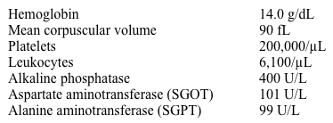A 58-year-old man comes to the physician with a one-year history of diarrhea.  The stools are watery and accompanied by abdominal cramps.  He has no fever, blood from the rectum, or foul-smelling stools.  He has also experienced frequent episodes of dizziness, flushing, wheezing, and a feeling of warmth.  The patient has taken herbal medicines, which failed to relieve his symptoms.  He is depressed about his illness and feels hopeless about diagnosis and treatment.  He appears ill.  Cardiac auscultation shows a 2/6 systolic murmur over the left lower sternal border that increases with inspiration.  Abdominal examination shows hepatomegaly 3 cm below the right costal margin and no abdominal tenderness.  Laboratory results are as follows:   This patient is at risk of developing a deficiency of which of the following vitamins or minerals? A) Calcium B) Iron C) Niacin D) Vitamin A E) Vitamin C